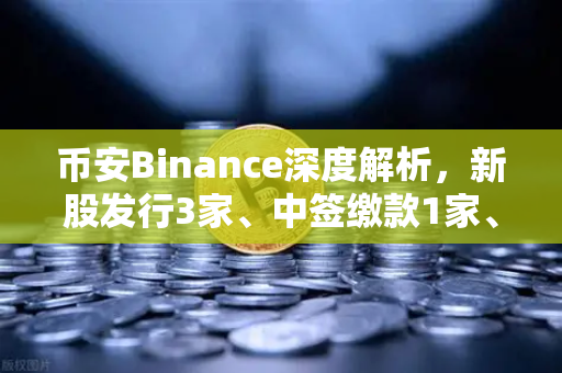 币安Binance深度解析，新股发行3家、中签缴款1家、新股上市1家的投资策略