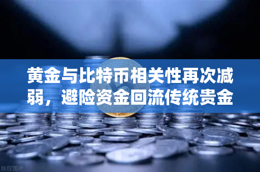 黄金与比特币相关性再次减弱，避险资金回流传统贵金属