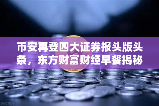 币安再登四大证券报头版头条，东方财富财经早餐揭秘加密资产新动向